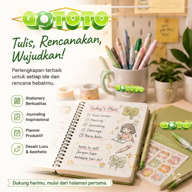GOTOTO x Notes by JC | Seni Bullet Journaling untuk Efisiensi Waktu dan Produktivitas Kerja